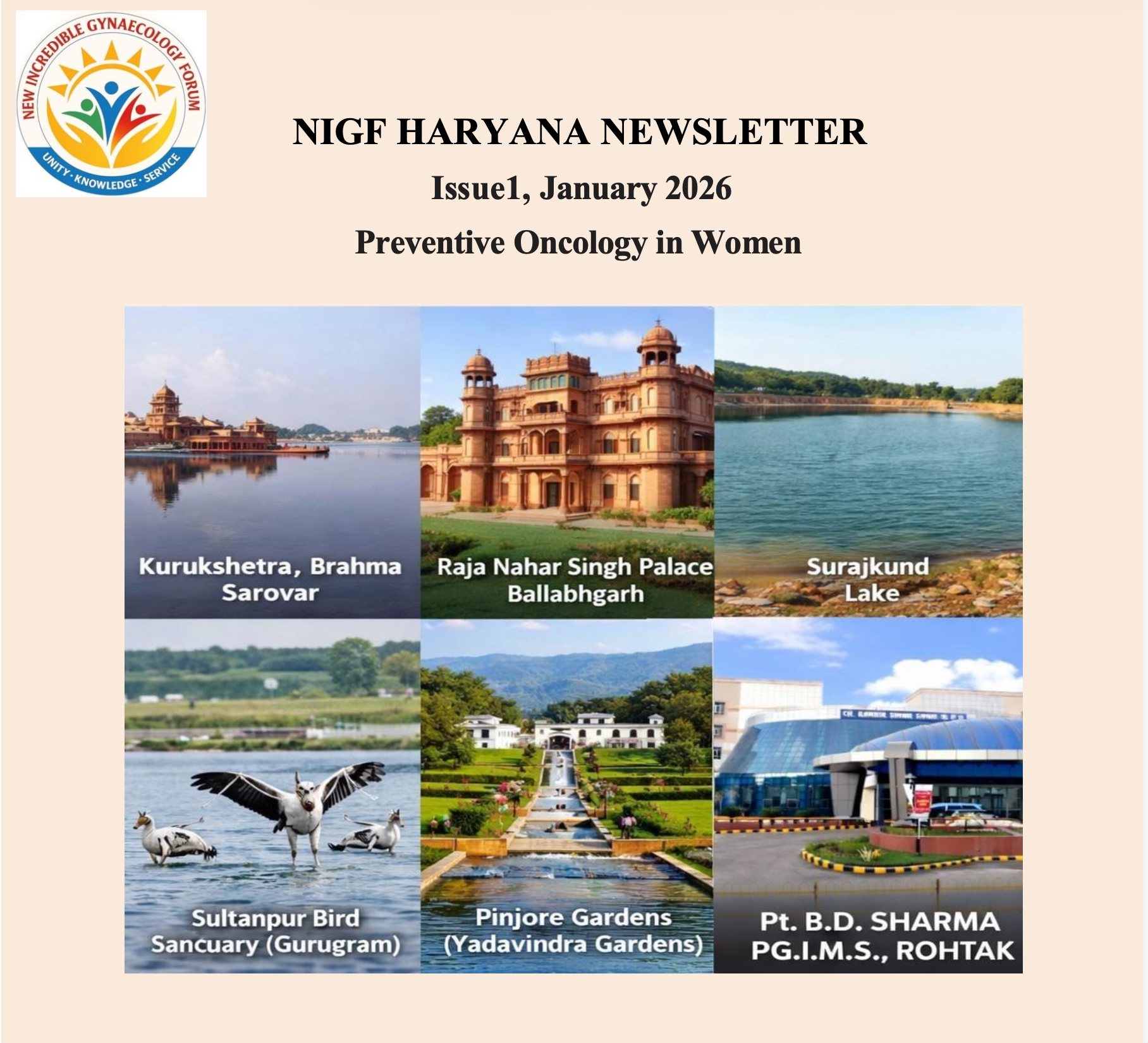 A Republic’s Resolve: NIGF Haryana Bulletin Launch on Cervical Cancer Awareness